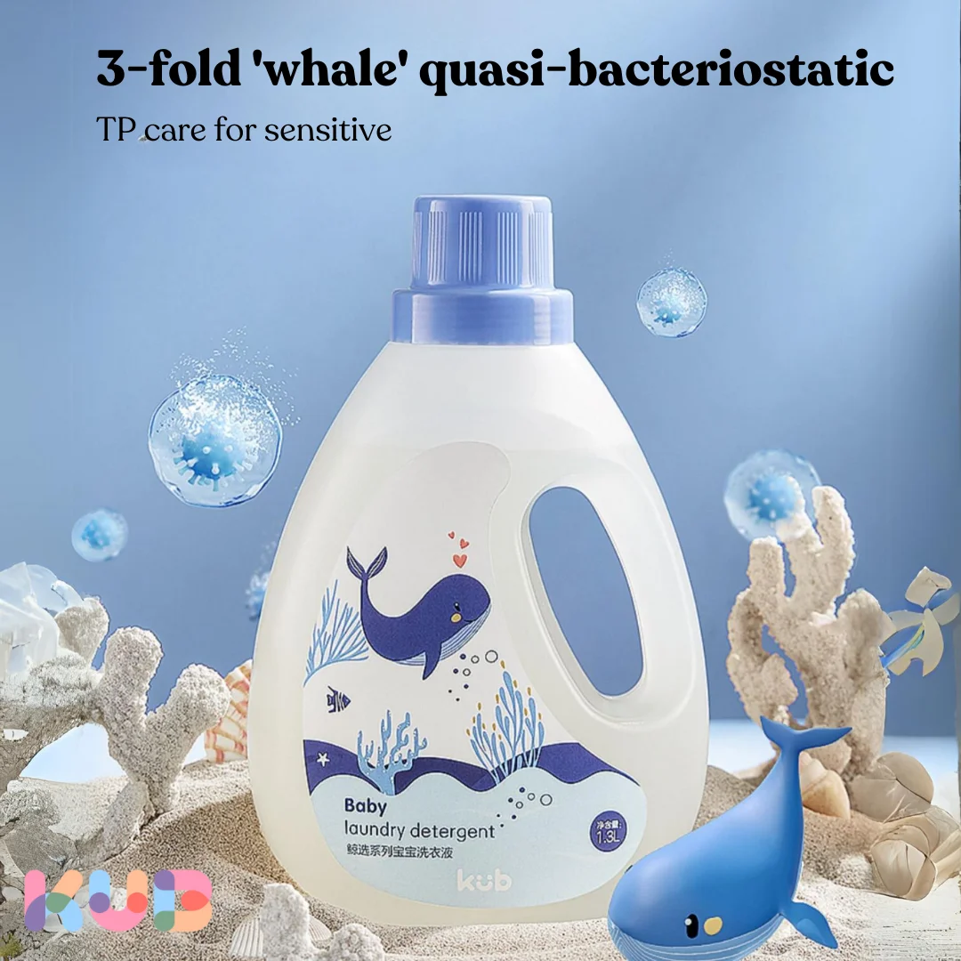 KUB Baby Laundry Detergent Whale Series 1300Ml